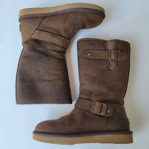 sutter leather & uggpure boots